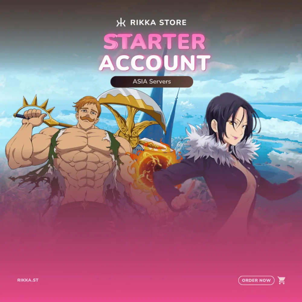 ☆ Asia | Escanor + Merlin | Guila | 2x SSR Selectors | 2x Random SSR | Fresh Starter