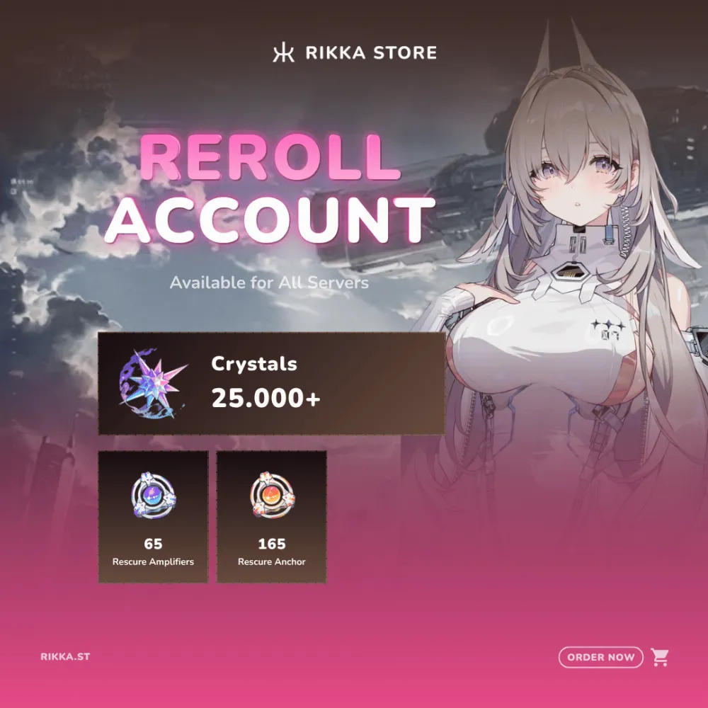 ☆ ASIA | 2x Sereniel | 25000+ Diamonds | 165x Anchor Tix | 65x Signal Boosters | Reroll Account