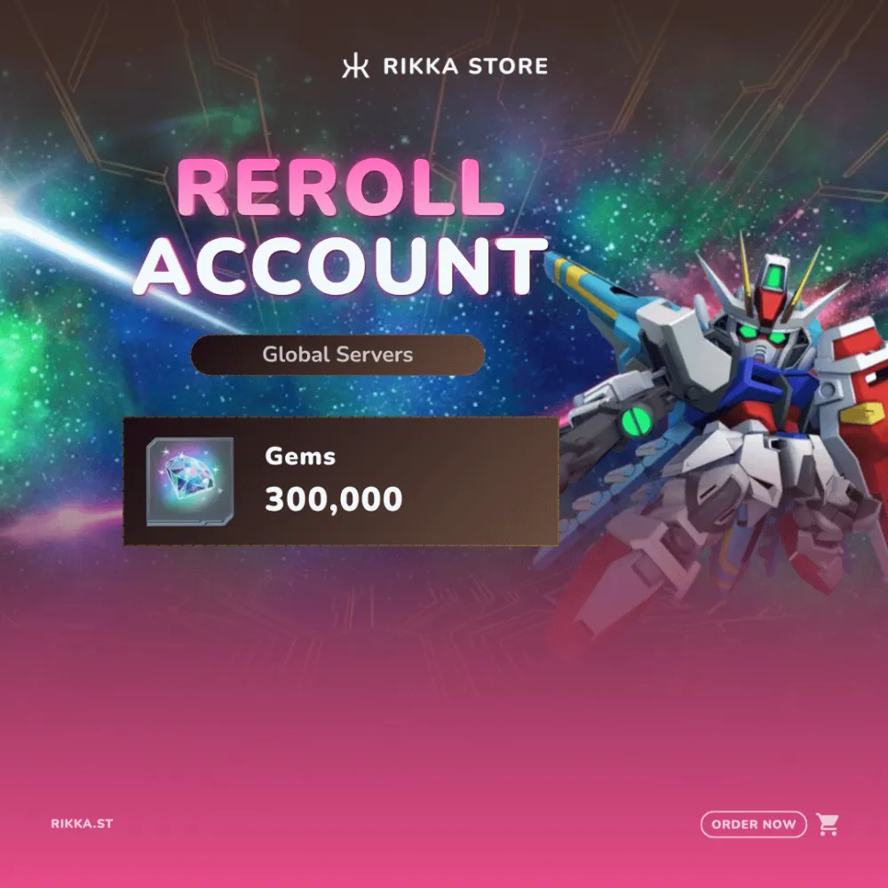 ☆ Global | 300000 Gems | 3x SSR Tix | 16x Single Tix | 45x SSR MS | 15x SSR Pilots | DM for Catalog