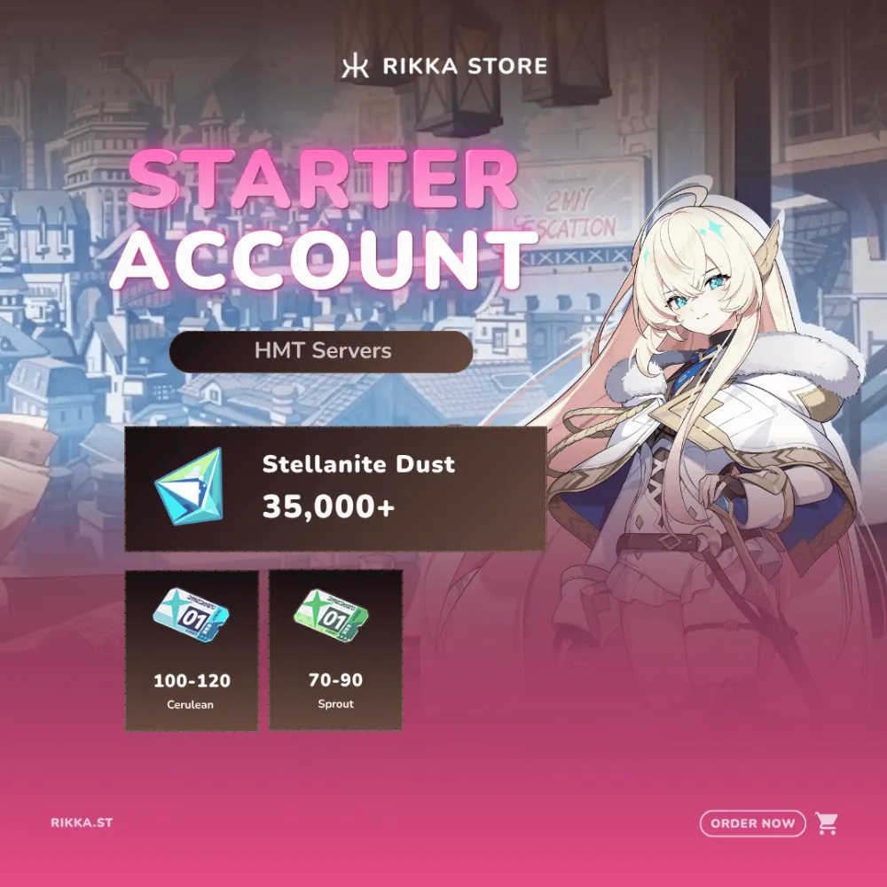 ☆ HMT | 35000+ Stellar Sand | 100-120x Cerulean | 70-90x Sprout | Starter Account | DM for Catalog