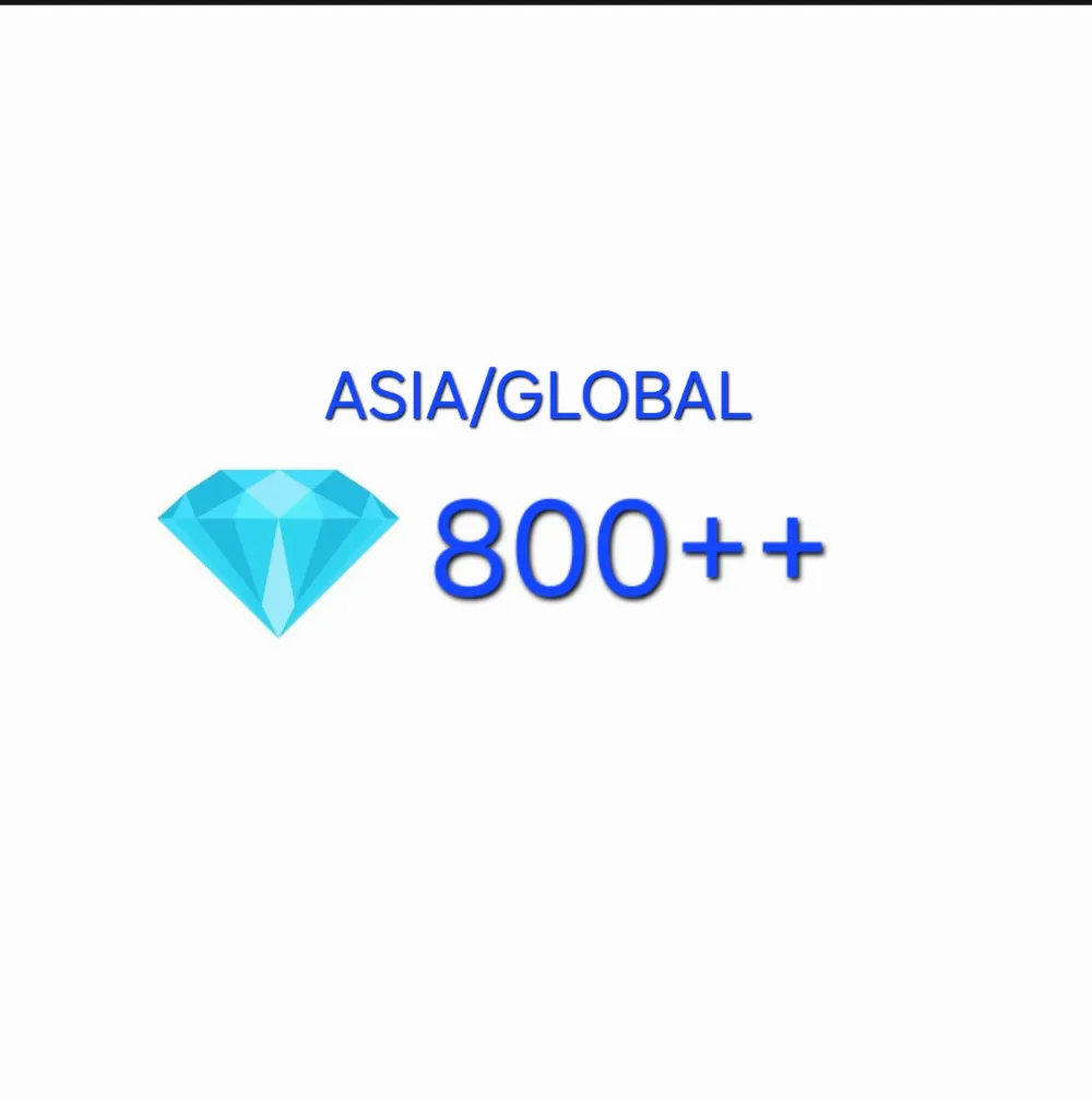 AKUN ISI 800++ DIAMOND [ASIA/GLOBAL]