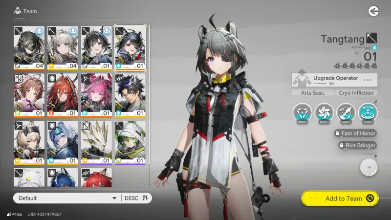 Starter Arknight Endfield | Asia | 7SSR Yvonee+Sign, Ember+Ardelia+Tangtang