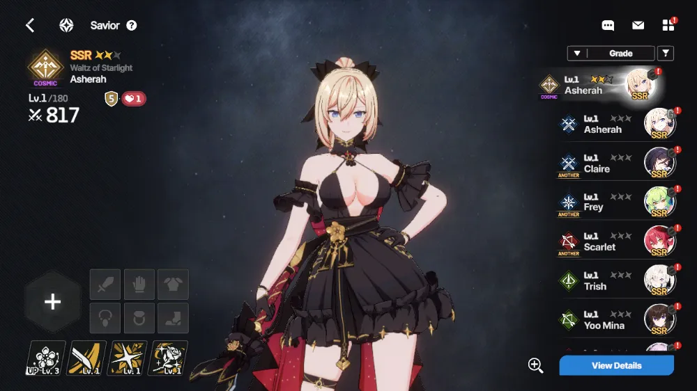 Starter | Global | 10 SSR | Asherah Waltz x3 | Unlinked/Guest