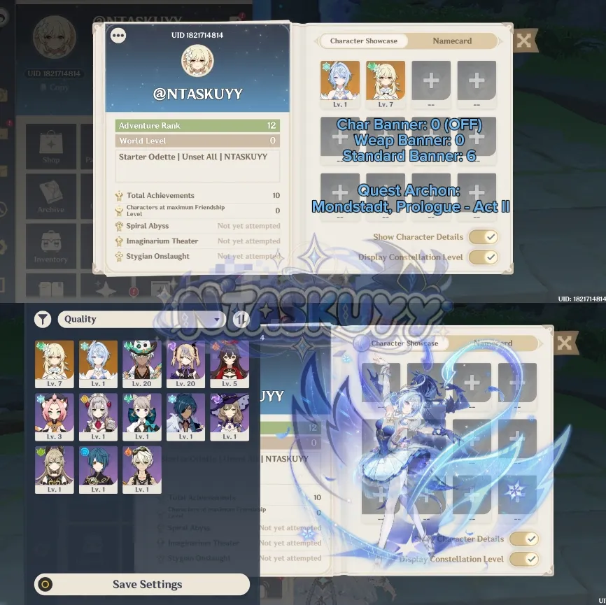 ASIA | AR 12 | Starter Odette | Unset All | Lumime #95