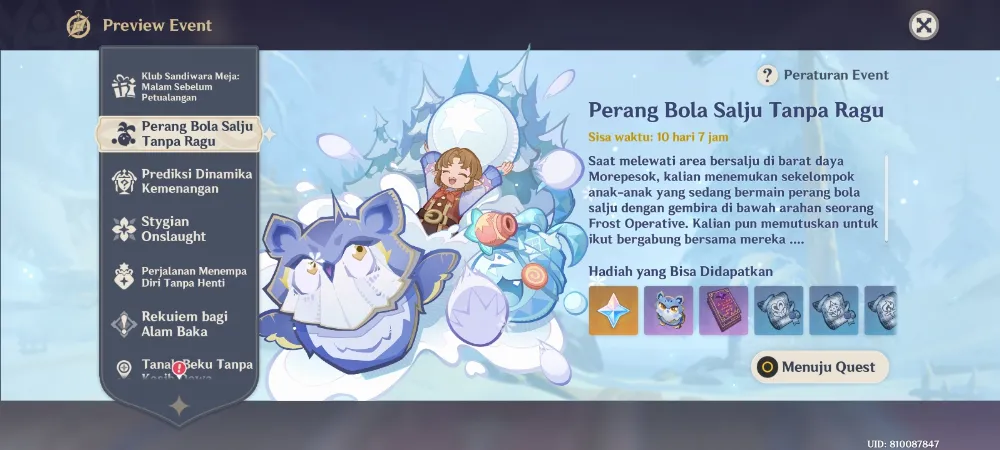 Perang Bola Salju Tanpa Ragu