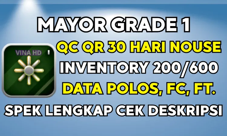 Mayor Grade 1 (FULL TITLE, FULL CASH, DATA POLOS) Point Blank Indonesia