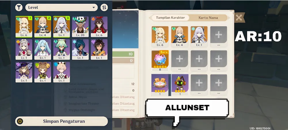 [Asia] | AR:10 | Skirk + Jean | F2P | low eksplore | no cheat