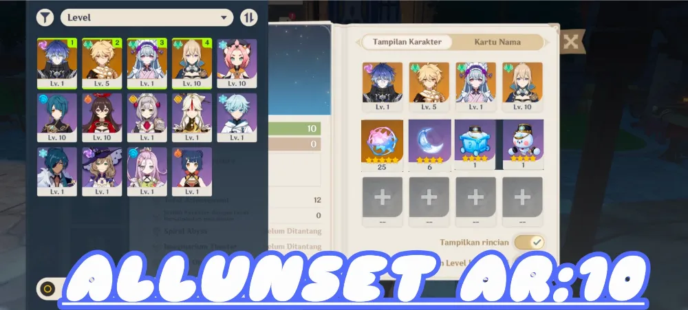 [Asia] | AR:10 | Flins + Mizuki + | MC Aether | F2P | low eksplore | no cheat