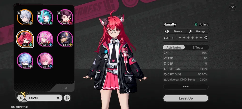 Stater Akun Nanally | Selector On |Server Sea