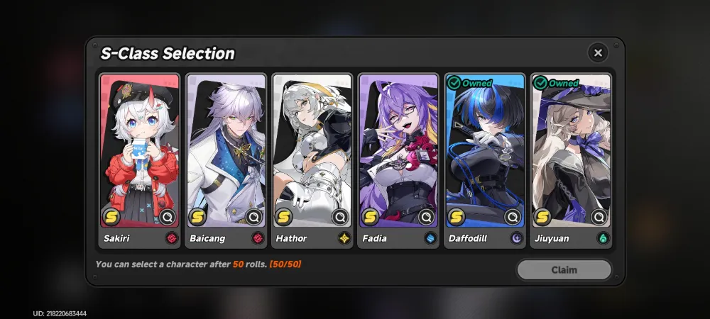 akun level 20 login EMAIL(SELECT ON) 🔥NANALLY+SIGN+COSTUME 🔥JIYUAN  A1🔥DAFFODIL   SERVER SEA