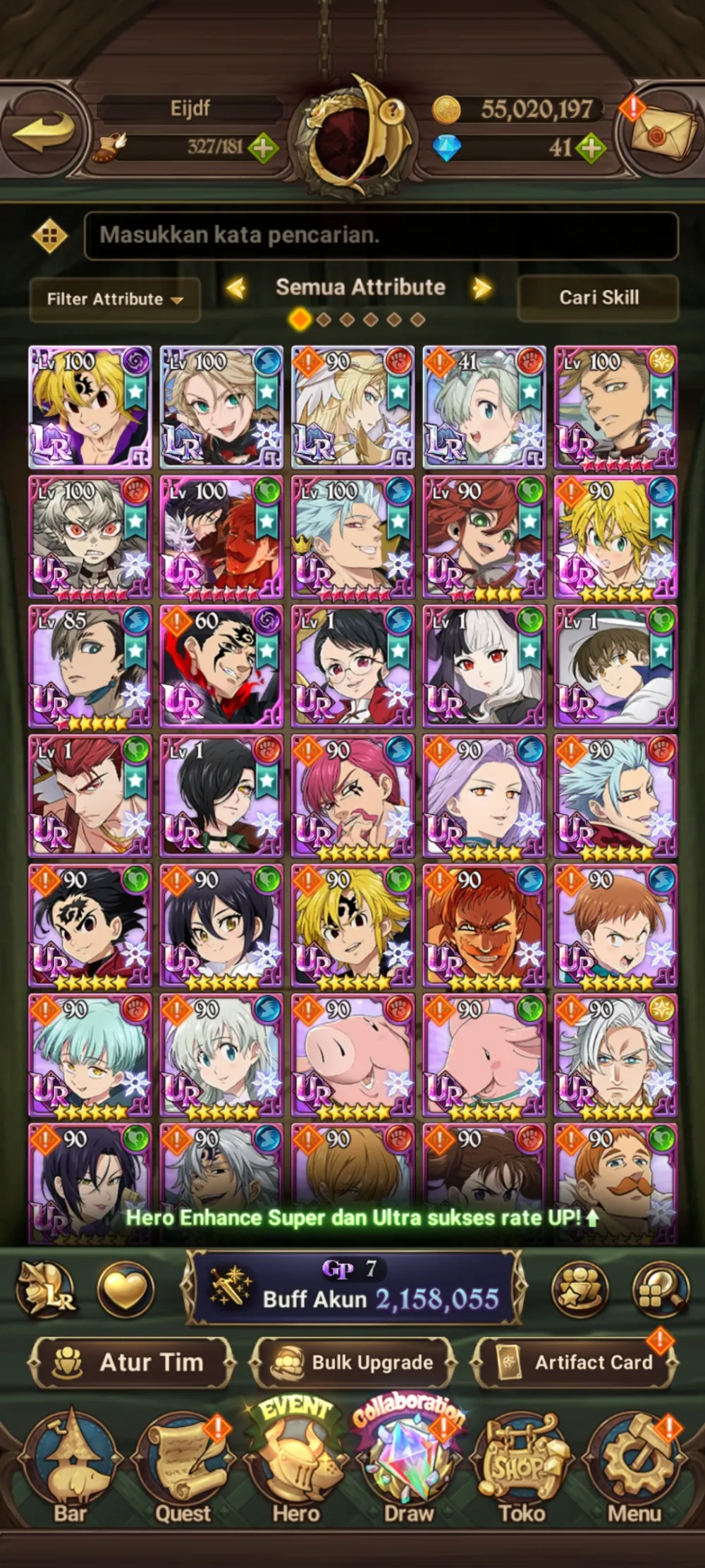 ASIA CODE ONLY | NEW COLLAB ALL CHAR