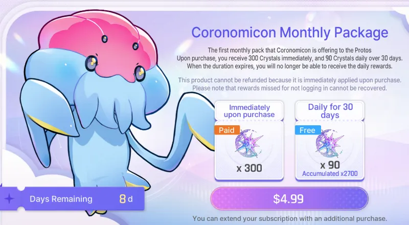 Coronomicon Monthly Package