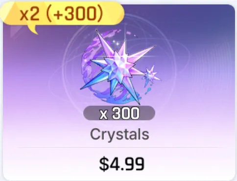 300 Crystals