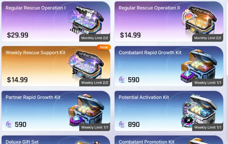 Chaos Zero Nightmare Package Request