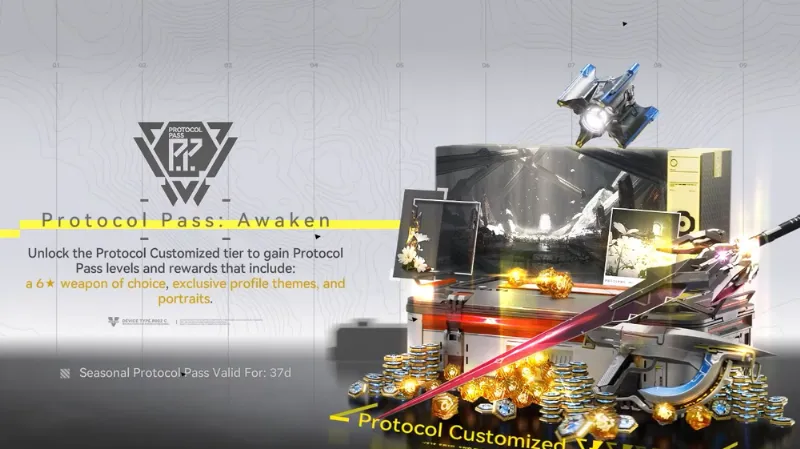 Battle Pass AK Endfield Protocol Customized