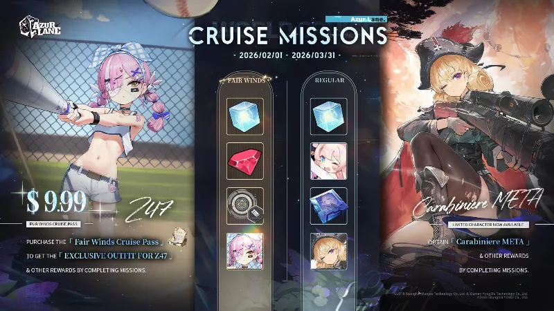 Battle Pass Azur Lane Cruise Mission