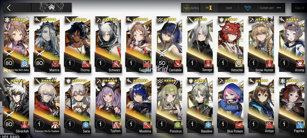 AK GLOBAL STARTERMID 10*6 , LIMITED EYJA ALTER , MANTRA,EXECUTOR ALTER,EYJA,TYPHON,THORN,SILVERASH