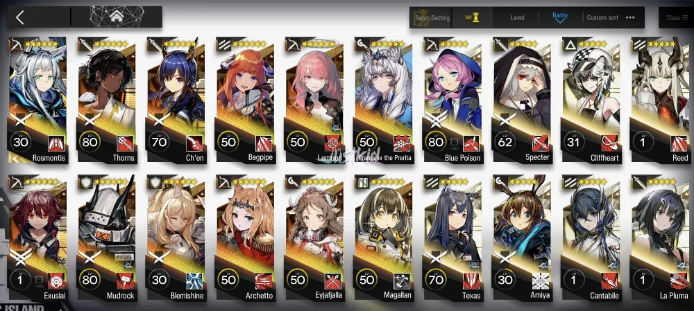 AK GLOBAL STARTERMID 12*6 , LIMITED ROSMONTIS , PRAMANIX ALTER,THORN,MUDROCK,LEMUEN,BAGPIPE,EXUSIAI