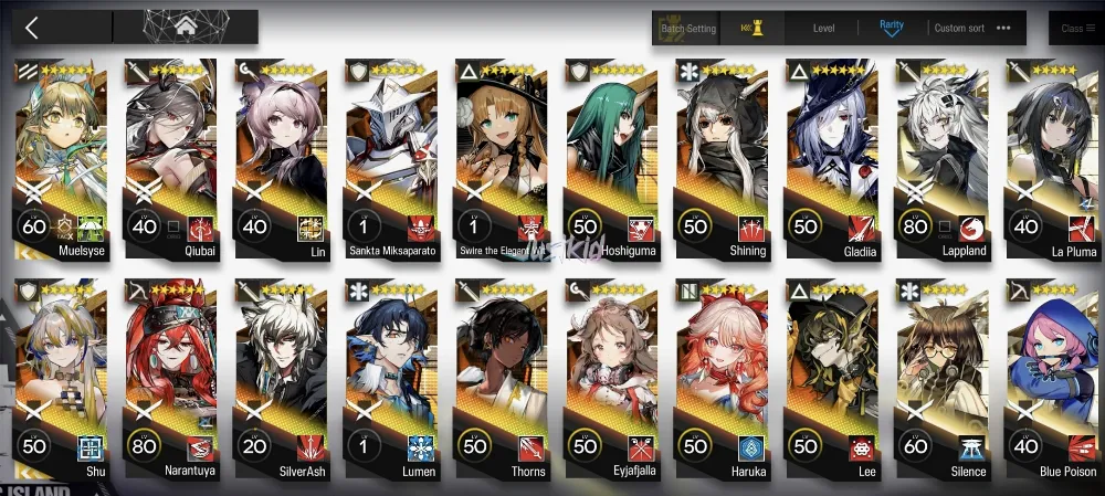 AK GLOBAL EARLYMID 16*6 , 2 LIMITED MUELSYSE AND SHU , HARUKA,EYJA,QIUBAI,NARANTUYA,LIN,SILVERASH