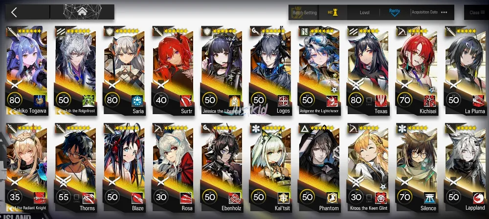 AK GLOBAL STARTERMID 14*6 , 3 LIMITED SILVERASH ALTER,SAKIKO,NEARL ALTER , LOGOS,KALTSIT,THORN,BLAZE