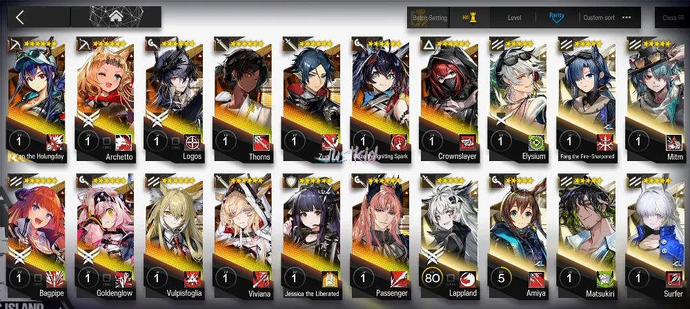 ARKNIGHTS GLOBAL STARTERMID 13*6, LIMITED CHEN ALTER , LOGOS,JESSICA ALTER,BLAZE ALTER,BAGPIPE,THORN
