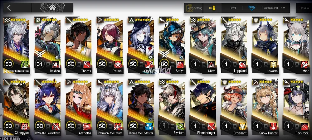 ARKNIGHTS GLOBAL STARTERMID 10*6 , 2 LIMITED SILVERASH ALTER,CHONGYUE , PRAMANIX ALTER,THORN ALTER