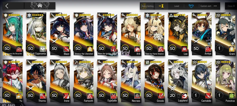 ARKNIGHTS GLOBAL STARTERMID 15*6 , 3 LIMITED KALTSIT ALTER,HOSHI ALTER,YU , NECRASS,JESSICA ALTER