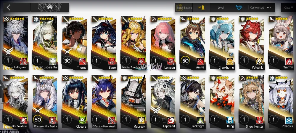 ARKNIGHTS GLOBAL STARTERMID 11*6 , 3 LIMITED KALTSIT ALTER,LAPPLAND ALTER,SILVERASH ALTER , LEMUEN