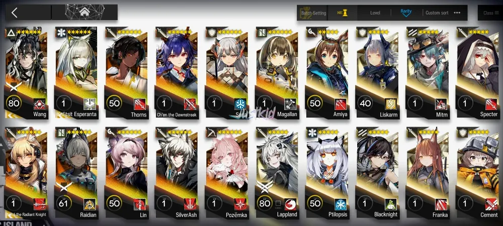 ARKNIGHTS GLOBAL STARTER 11*6 , 3 LIMITED KALTSIT ALTER,WANG,NEARL ALTER , CHEN DAWNSTREAK,THORN,LIN