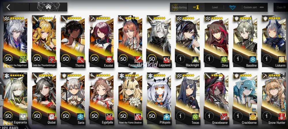 ARKNIGHTS GLOBAL STARTER 10*6 , 2 LIMITED KALTSIT ALTER,SILVERASH ALTER , LEIZI ALTER,QIUBAI,THORN