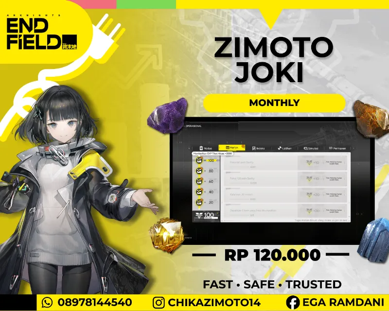 Joki Rawat Akun MONTHLY
