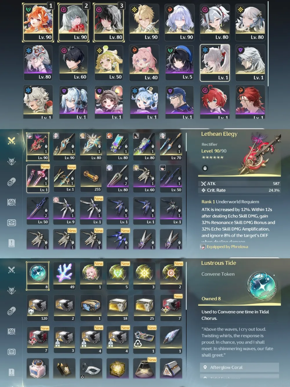 Wuwa Midgame 8 Limited 4 Sign