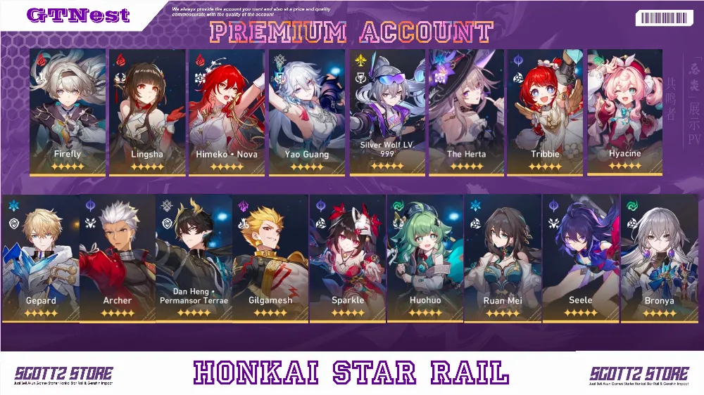 ASIA | TL 10 | Female | 8 Character Limited | Akun Starter Premium | All Unset