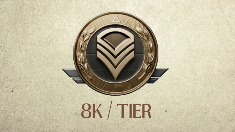 Rank Lieutnant per Tier delta force