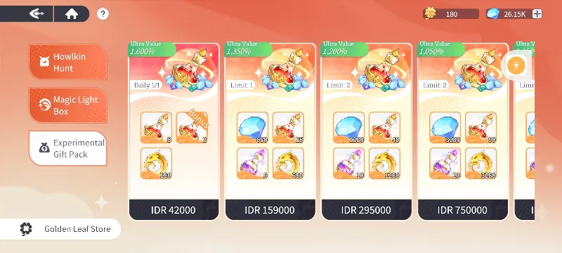 Package Top up 42.000 (Vilog)
