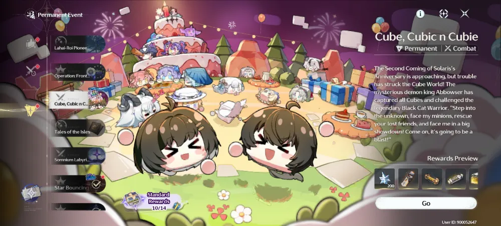 Event Cube, Cubic n Cubie
