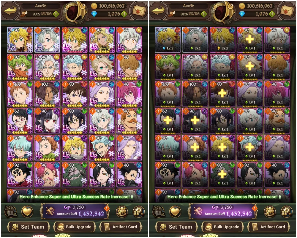 Starter Timbunan 1076+120 Diamond (GLOBAL) [Acc96] | Banner Nemesis ON