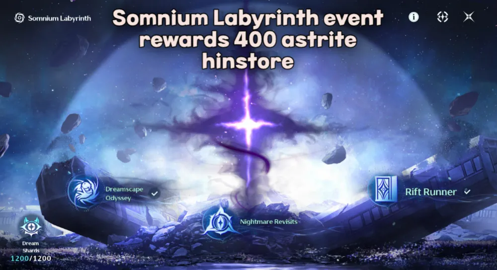 Somnium Labyrinth event Premium