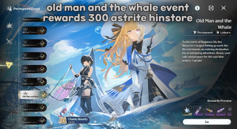 old man and the whale event Premium