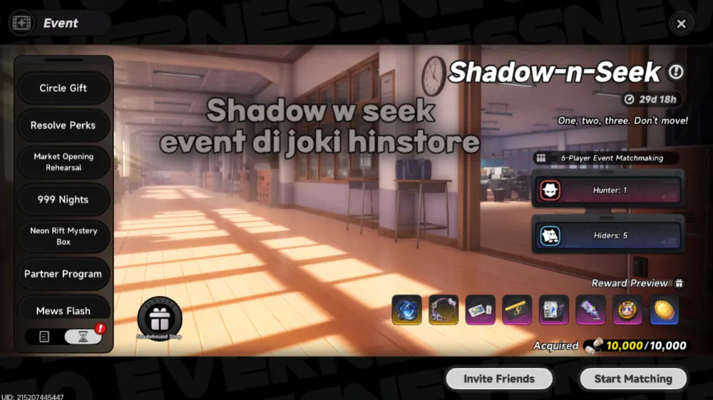 Shadow-n-Seek event