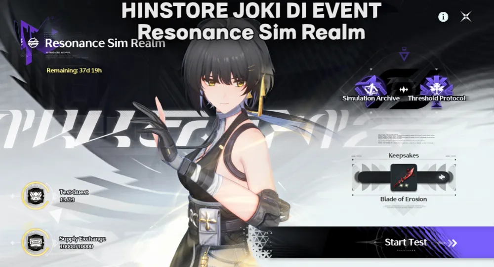 Resonance Sim Realm event