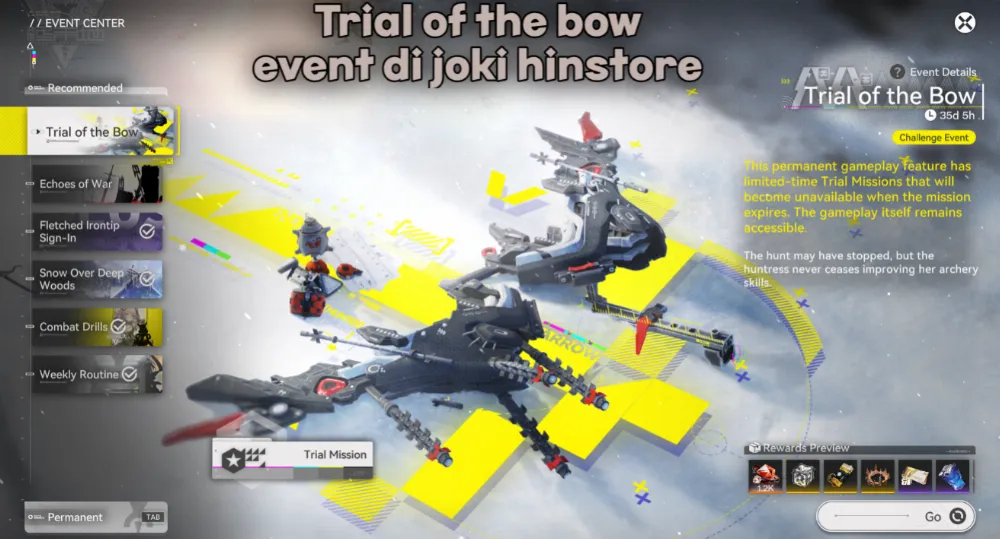 Trial of the bow event mission dari oroberyl