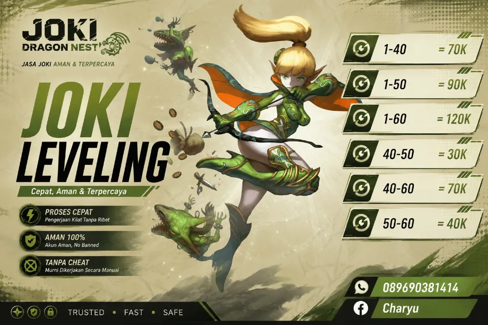 Jasa Joki Leveling Dragon Nest