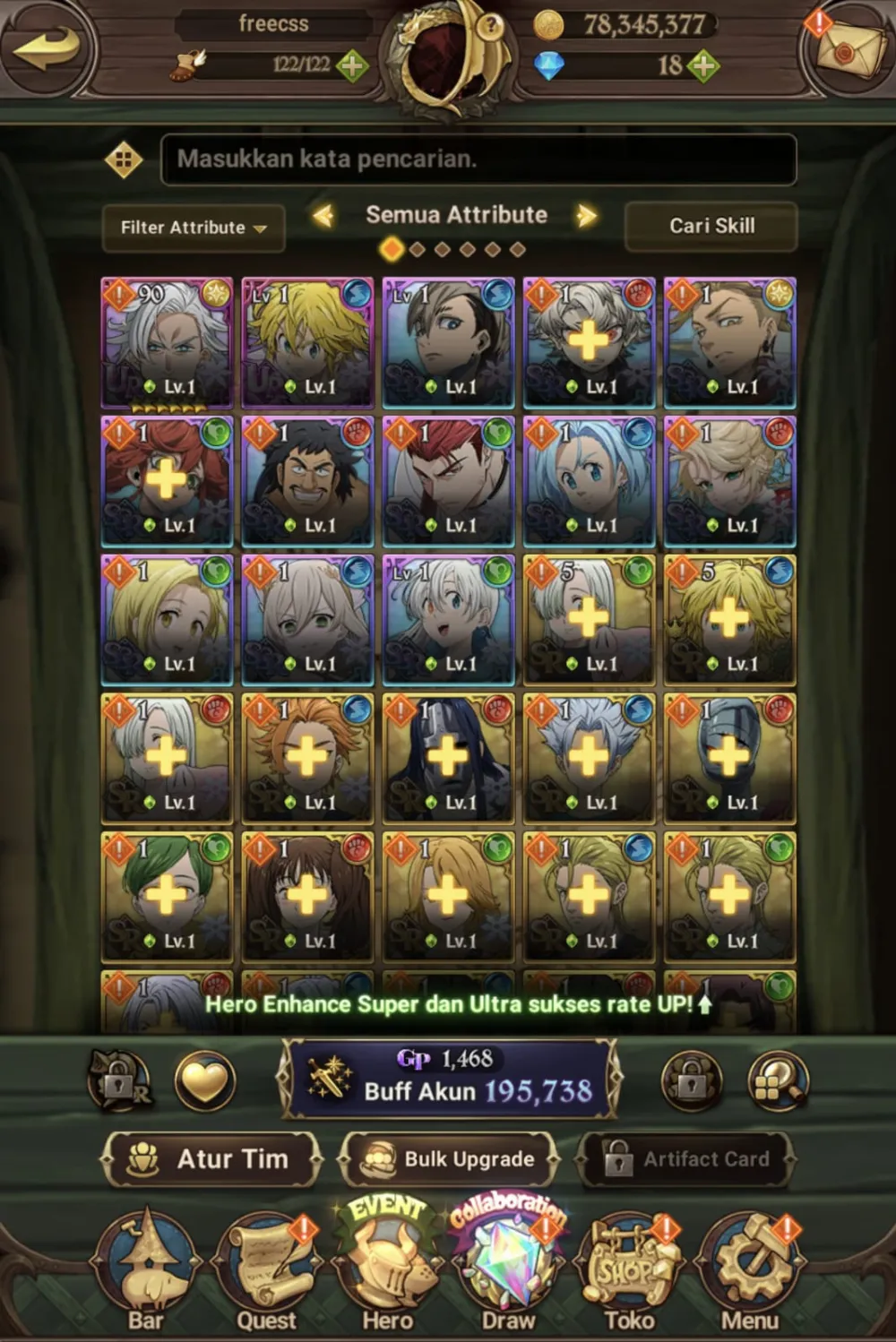 (Global) | Starter Full Gachiakuta | riyo dan rudo 2/6 | code only | level 2