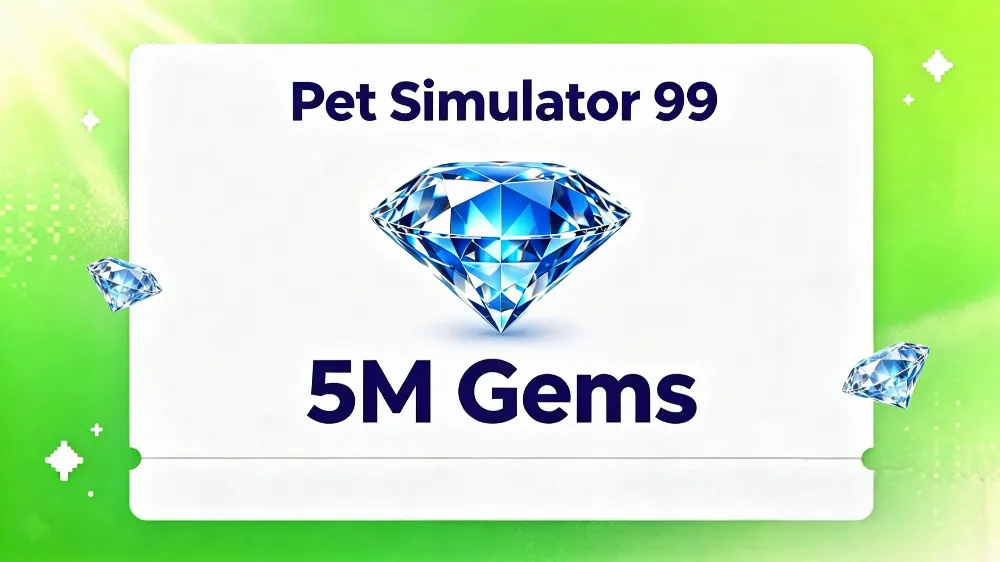 5M Gems Pet Simulator99