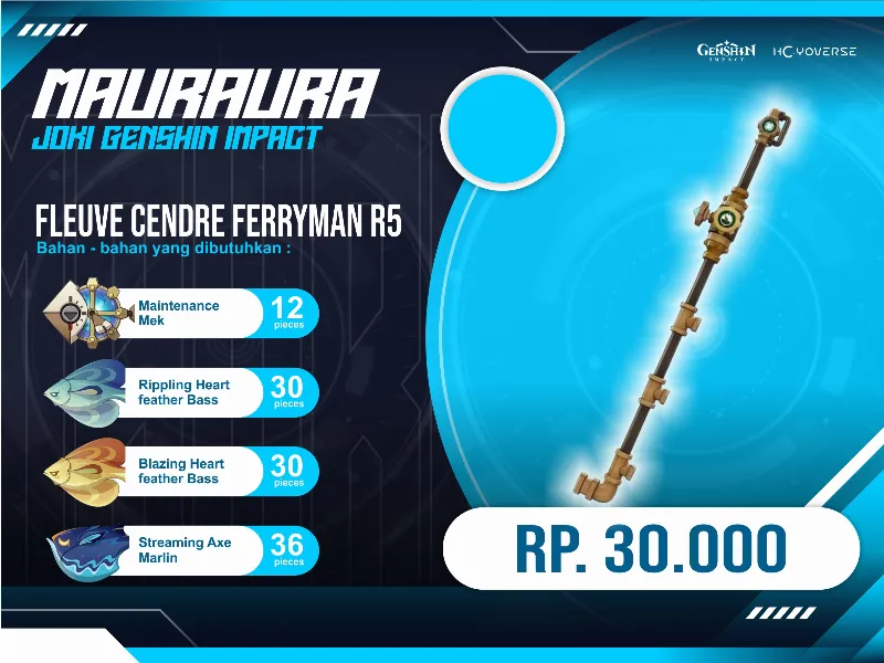 MANCING FLEUVE GENDRE FERRYMAN/ PIPA R5