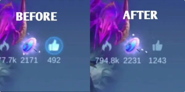 500 Like Profile Mobile Legend + Bonus Untuk Pelanggan Setia