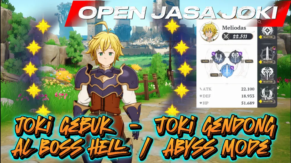 ☆ 7DS Origin | SEA | Open Jasa Gendong ALL BOSS HELL / ABYSS / STORY❗