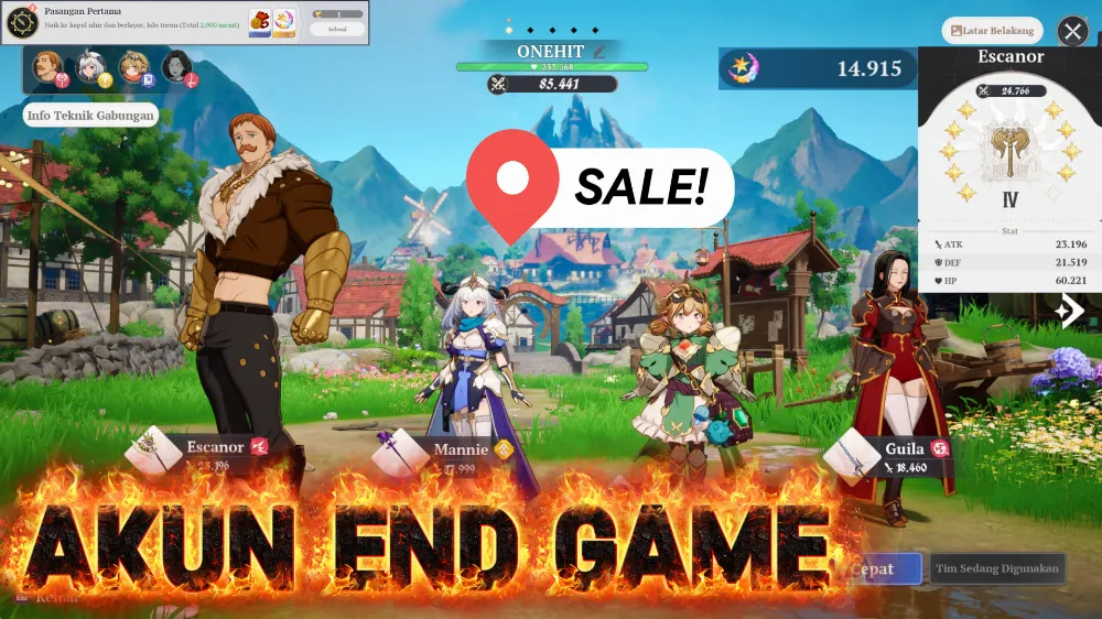 ☆ 7DS Origin | SEA | Escanor Dupe P9 End Game HOKI
