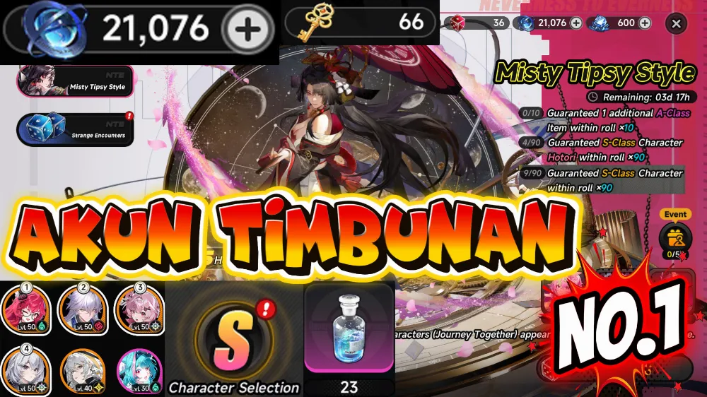 ☆ NTE | SEA | Akun Timbunan Nanally [Lacrimosa Next Banner]